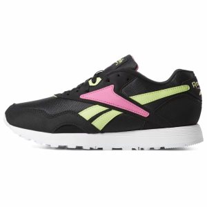 Adidasy Damskie Reebok Rapide Czarne/Białe/Różowe/Głęboka Zielone PL 54ELRUB